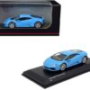 Lamborghini Huracan Coupe Light Blue 1/64 Diecast Model Car by Kyosho