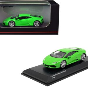 Lamborghini Huracan Coupe Bright Green 1/64 Diecast Model Car by Kyosho