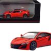 Honda NSX RHD (Right Hand Drive) Red with Black Top 1/64 Diecast Model Car by Kyosho