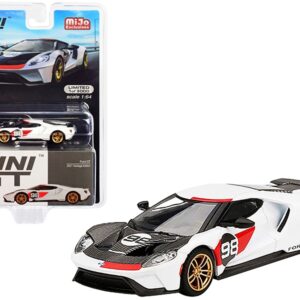 Ford GT #98 Ken Miles Heritage Edition (2021) Limited Edition to 3000 pieces Worldwide 1/64 Diecast Model Car by True Scale Miniatures