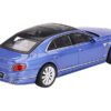 Bentley Flying Spur with Sunroof Neptune Blue Metallic with Black Top Limited Edition to 2400 pieces Worldwide 1/64 Diecast Model Car by True Scale Miniatures