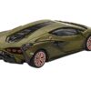 Lamborghini Sian FKP 37 “Presentation Edition” Matt Green Metallic Limited Edition to 4800 pieces Worldwide 1/64 Diecast Model Car by True Scale Miniatures