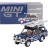 Land Rover Range Rover Blue “1971 British Trans-Americas Expedition (VXC-868K)” with Roof Rack and Ladder Limited Edition to 3000 pieces Worldwide 1/64 Diecast Model Car by True Scale Miniatures