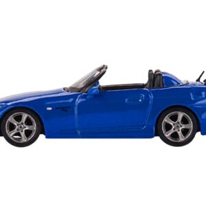 Honda S2000 (AP2) CR Convertible Apex Blue Metallic Limited Edition to 1200 pieces Worldwide 1/64 Diecast Model Car by True Scale Miniatures