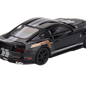 Shelby GT500 Dragon Snake Concept Black with Gray Stripes Limited Edition to 5400 pieces Worldwide 1/64 Diecast Model Car by True Scale Miniatures