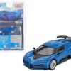 Bugatti Centodieci Blu Bugatti LHD 1/64 Diecast Model Car by True Scale Miniatures