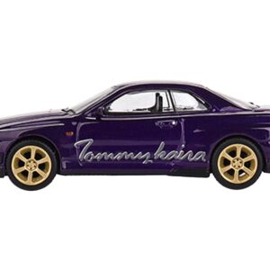 Nissan Skyline GT-R (R34) RHD (Right Hand Drive) “Tommykaira R-z” Midnight Purple Metallic Limited Edition to 8400 pieces Worldwide 1/64 Diecast Model Car by True Scale Miniatures