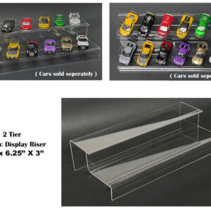 2 Tier Acrylic Stand Riser “Mijo Exclusives” for 1/64 Scale Models