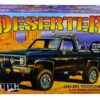 Skill 2 Model Kit 1984 GMC Pickup Truck (Molded in Black) “Deserter” 1/25 Scale Model by MPC