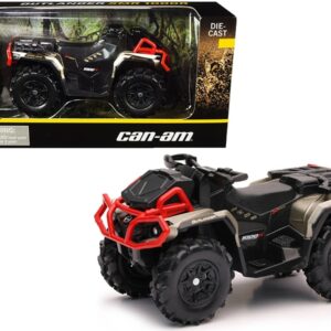 Can-Am Outlander XMR 1000R ATV Black and Gold Diecast Model by New Ray