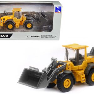 Volvo L60H Wheel Loader Yellow Diecast Model by New Ray