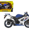 2008 Suzuki GSX-R1000 Blue Bike Motorcycle 1/12 by New Ray