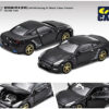 Nissan GT-R (R35) RHD (Right Hand Drive) Matt Black “Advan Racing GT” Limited Edition to 1200 pieces Worldwide 1/64 Diecast Model Car by Era Car