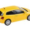 2001 Honda Civic Type R EP3 Sunlight Yellow 1/64 Diecast Model Car by Paragon Models