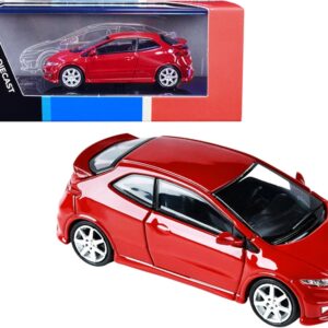 Honda Civic Type R FN2 Euro Milano Red 1/64 Diecast Model Car by Paragon