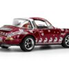 Singer Targa Red Metallic with Graphics “2023 Merry Christmas” 1/64 Diecast Model Car by Pop Race