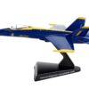 McDonnell Douglas F/A-18C Hornet Aircraft “Blue Angels” United States Navy 1/150 Diecast Model Airplane by Postage Stamp