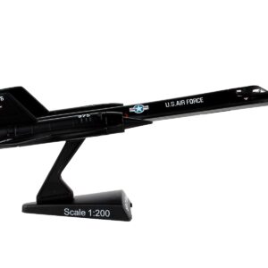 Lockheed SR-71 Blackbird Aircraft “United States Air Force” 1/200 Diecast Model Airplane by Postage Stamp