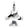 General Dynamics F-16 Fighting Falcon Fighter Aircraft Arctic Camouflage “United States Air Force” 1/126 Diecast Model Airplane by Postage Stamp