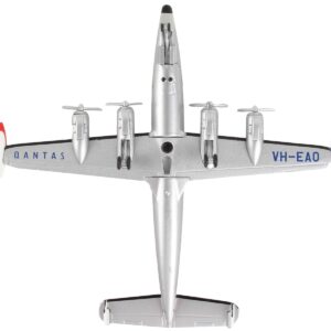 Lockheed L-1049G Super Constellation Commercial Aircraft “Qantas Airways” 1/300 Diecast Model Airplane by Postage Stamp