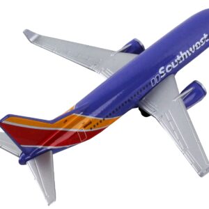 Commercial Aircraft “Southwest Airlines” (N8642E) Blue with Striped Tail Diecast Model Airplane by Daron