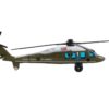 Sikorsky VH-60 White Hawk Helicopter Olive Drab with White Top “United States Presidential Helicopter – Marine One” with Runway Section Diecast Model by Runway24