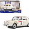 Renault 8 Gordini 1300 #8 J. Ragnotti – M. Duvernay Rally Monte-Carlo Historique (2014) “Competition” Series 1/18 Diecast Model Car by Solido