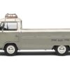 1968 Volkswagen T2 Pickup Truck Gray and White with Roofrack 1/18 Diecast Model Car by Solido