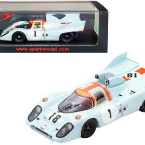 Porsche 917K RHD (Right Hand Drive) Jackie Oliver “Gulf Oil” Le Mans Test Car (1971) 1/43 Model Car by Spark