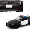 2012 Ford Shelby Mustang GT500 Super Snake Unmarked Police Car Black/White 1/18 Diecast Model Car by Shelby Collectibles