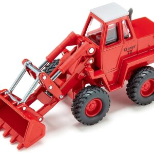 Kramer 411 Wheel Loader Red with White Top 1/50 Diecast Model by Siku