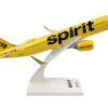 Airbus A320neo Commercial Aircraft with Wi-Fi Dome “Spirit Airlines” (N320NK) Yellow (Snap-Fit) 1/150 Plastic Model by Skymarks