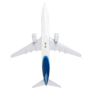 Boeing 737-900 Commercial Aircraft “Alaska Airlines – One World” (N487AS) White with Blue Tail (Snap-Fit) 1/130 Plastic Model by Skymarks