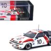 Mitsubishi Starion RHD (Right Hand Drive) #10 Michael Lieu 3rd Place “Macau Guia Race” (1985) “Hobby64” 1/64 Diecast Model Car by Tarmac Works