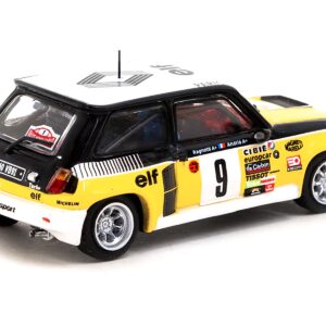 Renault 5 Turbo #9 Jean Ragnotti – Jean-Marc Andrie Winner “Monte Carlo Rally” (1981) “Hobby64” Series 1/64 Diecast Model by Tarmac Works