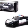 Aston Martin DBS Superleggera “Seacrest County Police” Black and White 1/64 Diecast Model Car by Tarmac Works