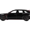 Audi RS6 ABT “Johann Abt Signature Edition” Black with Red Carbon Accents 1/18 Model Car by Top Speed